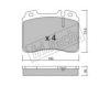 fri.tech. 683.1 Brake Pad Set, disc brake